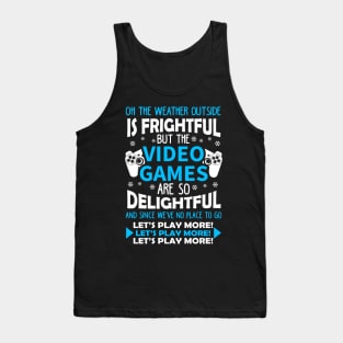 Video Games Ugly Christmas Sweater Tank Top